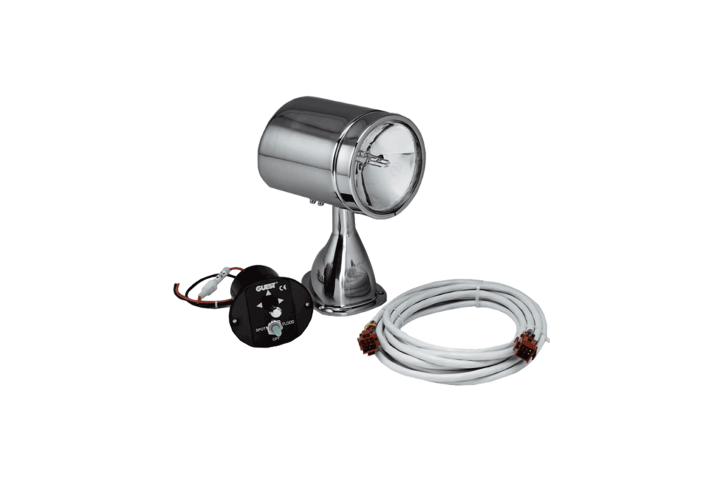 STAINLESS STEEL HALOGEN SPOT/FLOOD WITH REMOTE JOYSTICK CONTROL 22040A