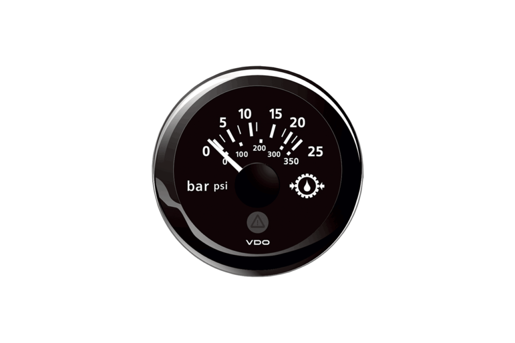 VL 25 BAR TRANSMISSION OIL PRESSURE 52 mm