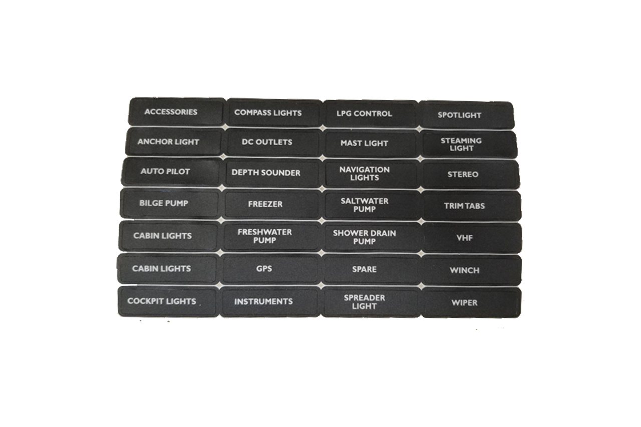 CIRCUIT BREAKERS PANELS LABEL SETS